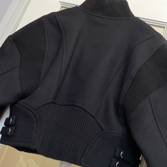 ZARA Manteco 75% Italian wool biker jacket - Picture 10 of 12